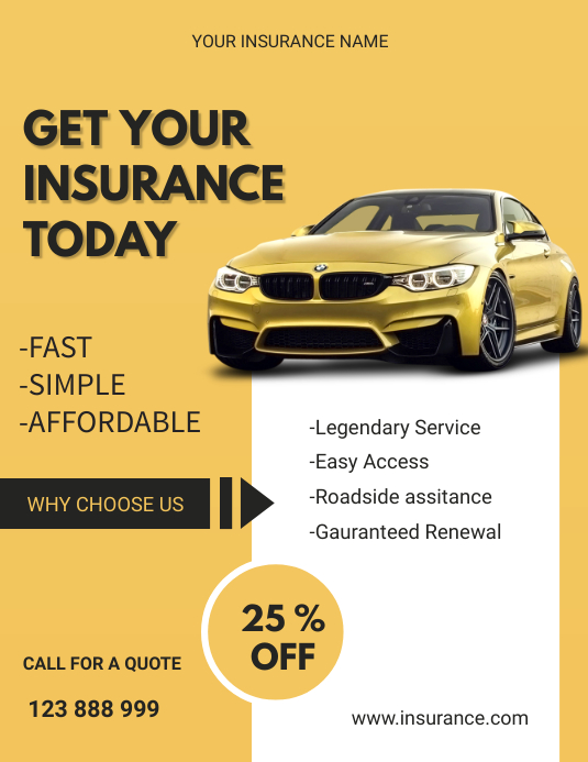 You are currently viewing Auto Insurance Flyer Template Free Design (Drive with 100% Confidence)