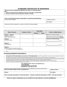 Read more about the article Blank Certificate of Insurance Template Free Fillable (90% User-Friendly)