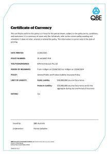 Read more about the article Business Insurance Certificate of Currency (2024 Transparency and Trust)