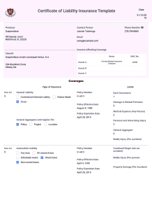 Read more about the article Certificate of Liability Insurance Template Free Fillable (2024 Role of Branding)