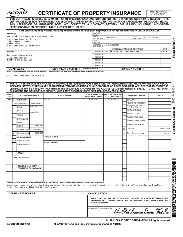 acord certificate of property insurance fillable, acord 24 certificate of property insurance, acord certificate of commercial property insurance