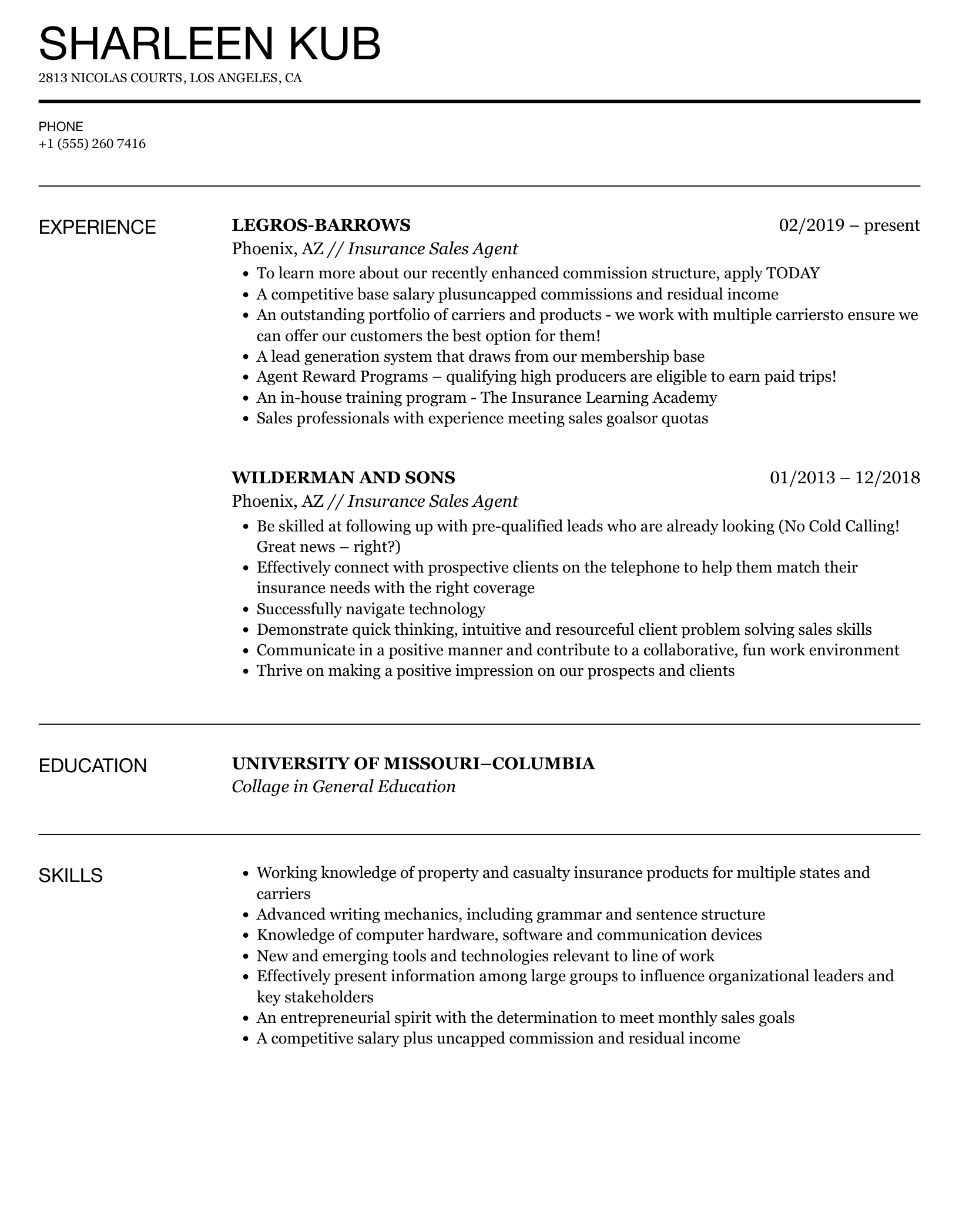 health insurance agent resume, health insurance sales resume, health insurance broker resume, health insurance sales agent resume