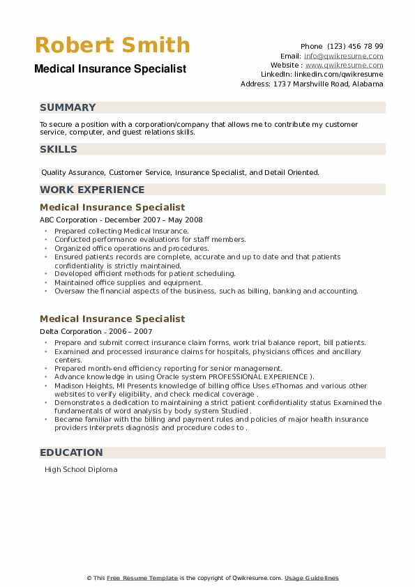 health insurance sales resume, health insurance sales agent resume, medical insurance resume sample