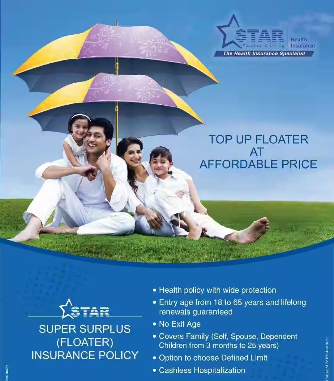 care health insurance poster, star health insurance poster, star health insurance marketing poster