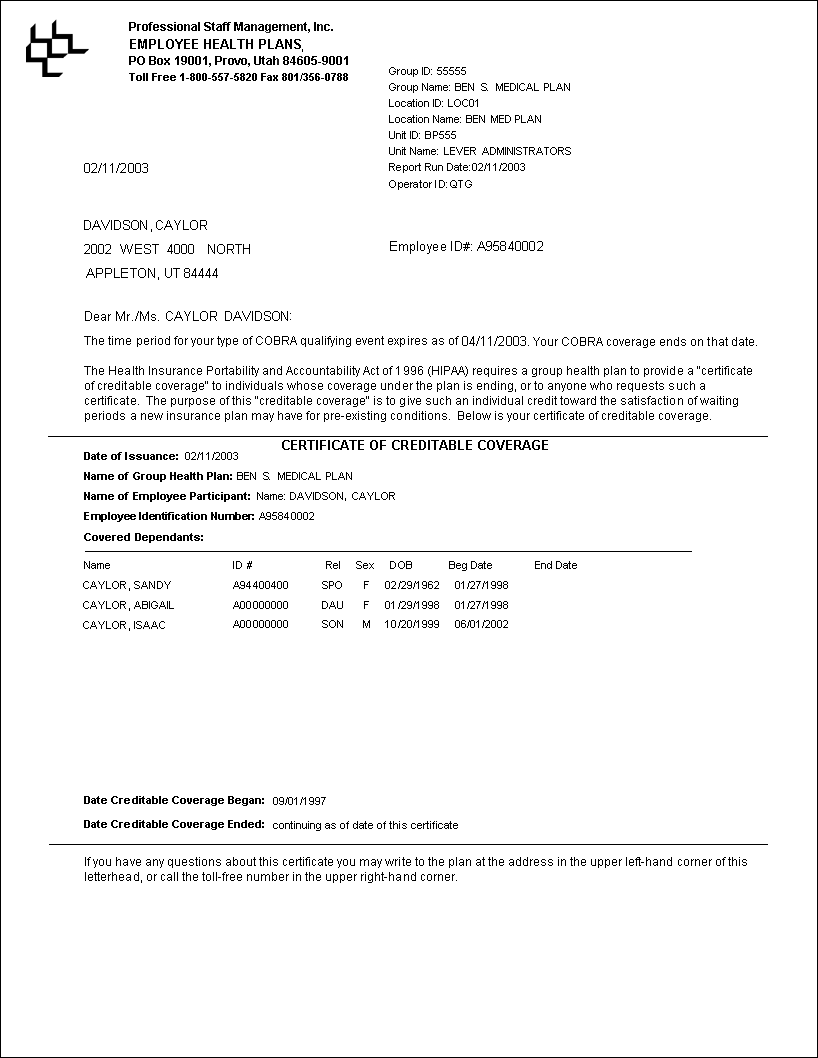 hipaa certificate of creditable coverage template, hipaa certificate of destruction form, certificate of creditable coverage template word, health insurance certificate of creditable coverage