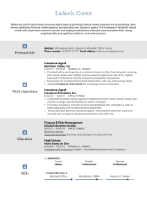 Read more about the article Insurance Resume Sample (Kickstart your 2024 Career with This Free Format)