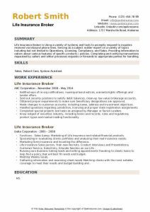 Read more about the article Life Insurance Broker Resume Sample Free (100% Transforming Boring Paperwork)