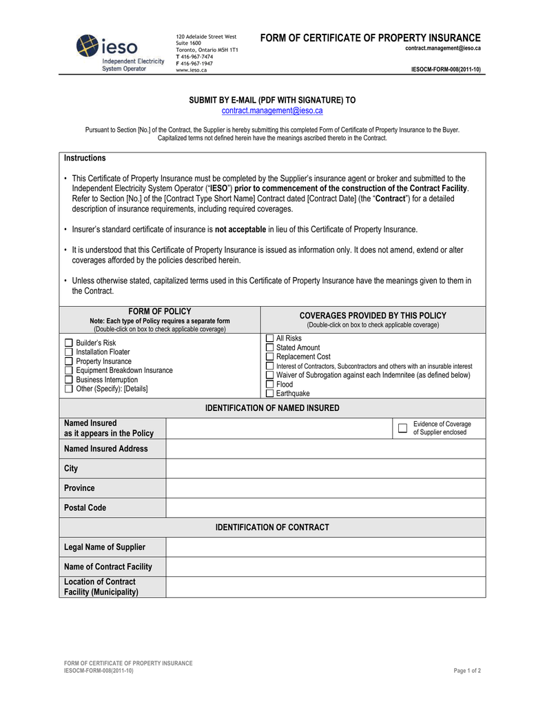 Read more about the article Certificate of Property Insurance Template Free (Unveiling 90% Confidence)