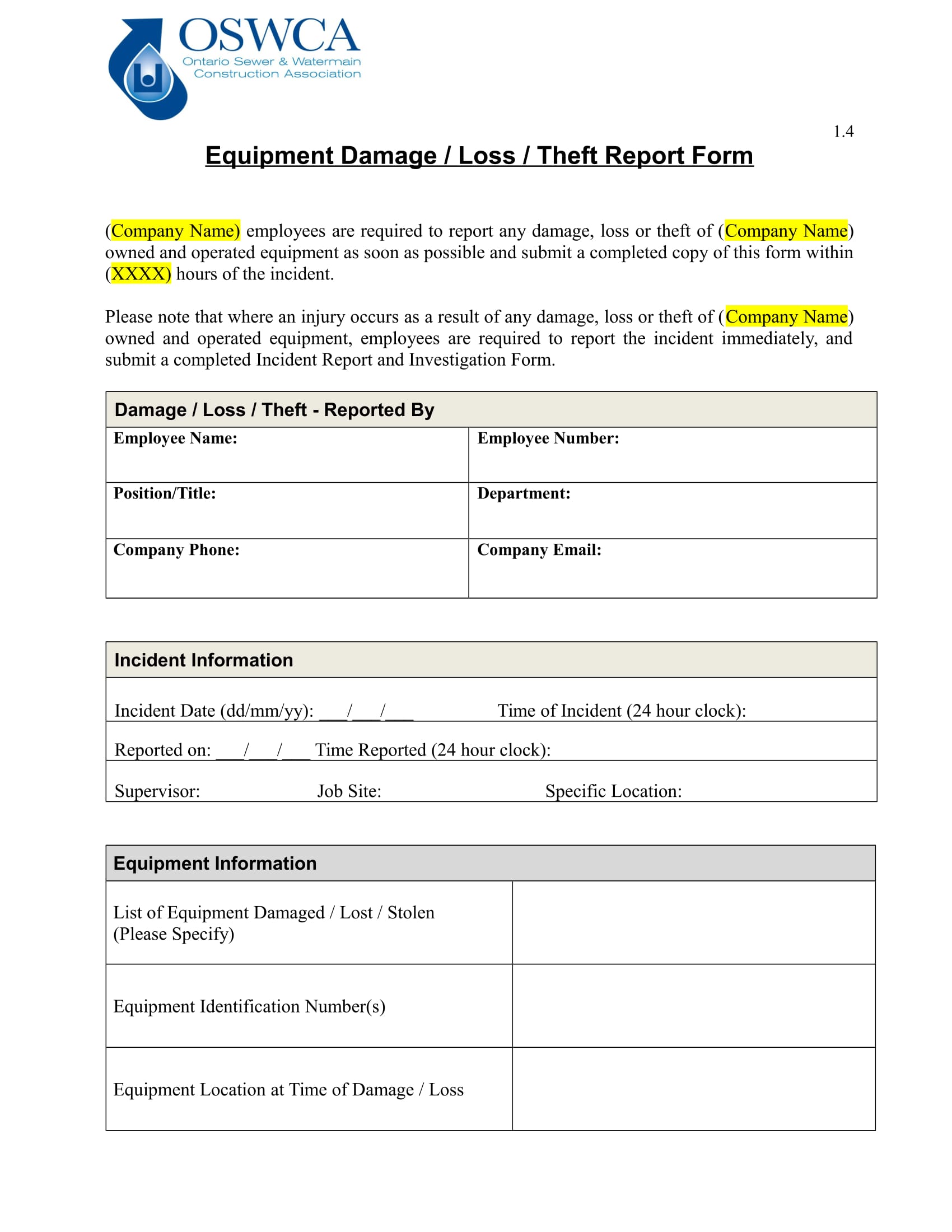 Read more about the article Insurance Damage Report Template Free Printable (100% Property Protection)