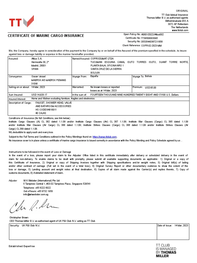 Read more about the article Marine Insurance Certificate Template Free Printable (2024 Nautical-Inspired)