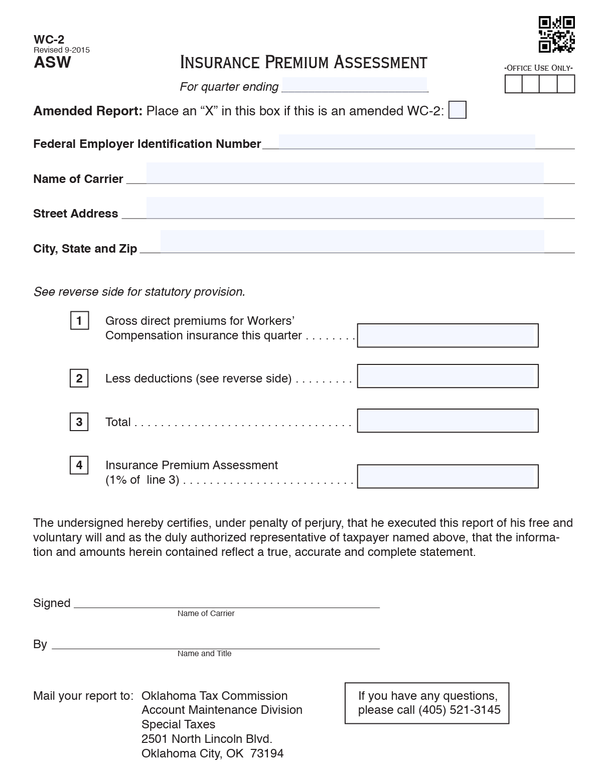 insurance assessment report template, insurance risk assessment report, oklahoma insurance premium assessment report