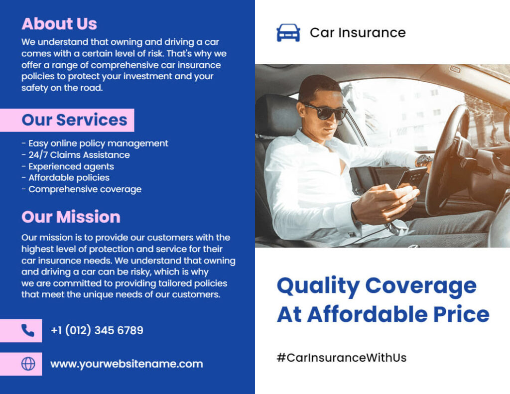 You are currently viewing Free Car Insurance Brochure Design (2024 New Format)